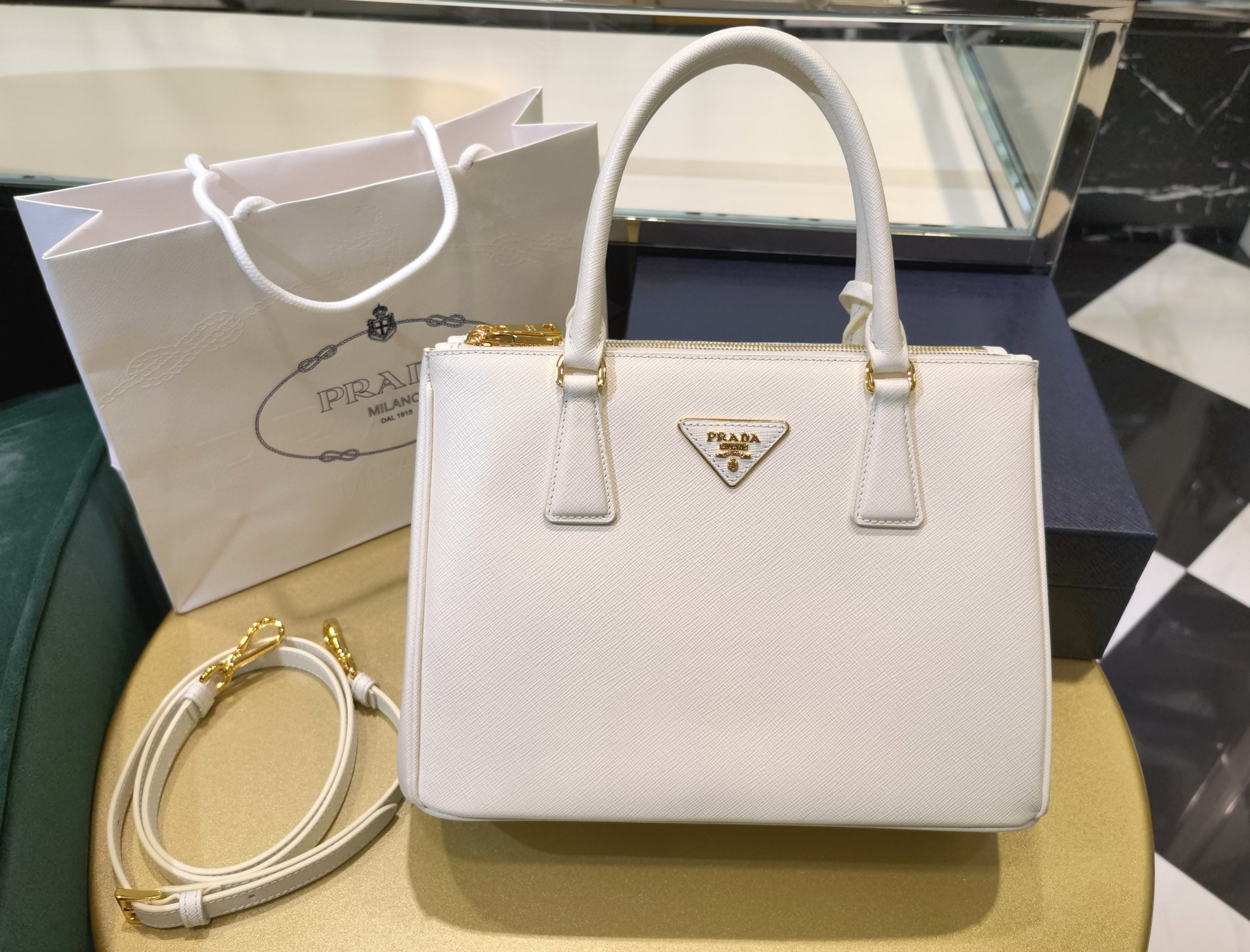 Prada Galleria 1BA863 medium leather bag 1