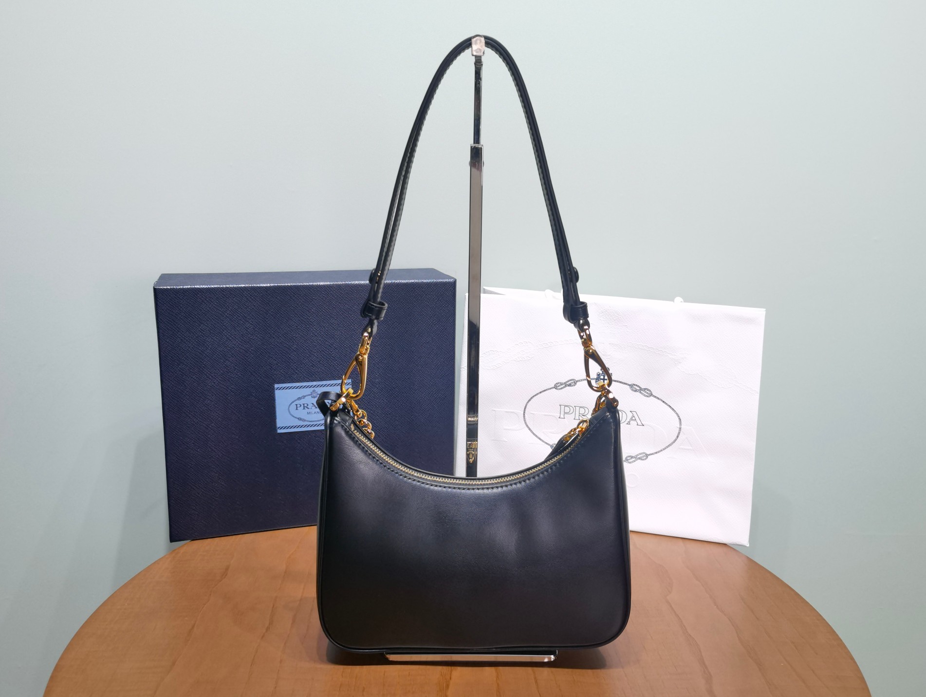 Prada Re-Edition 1BC204 leather mini-bag 1 - Image 5