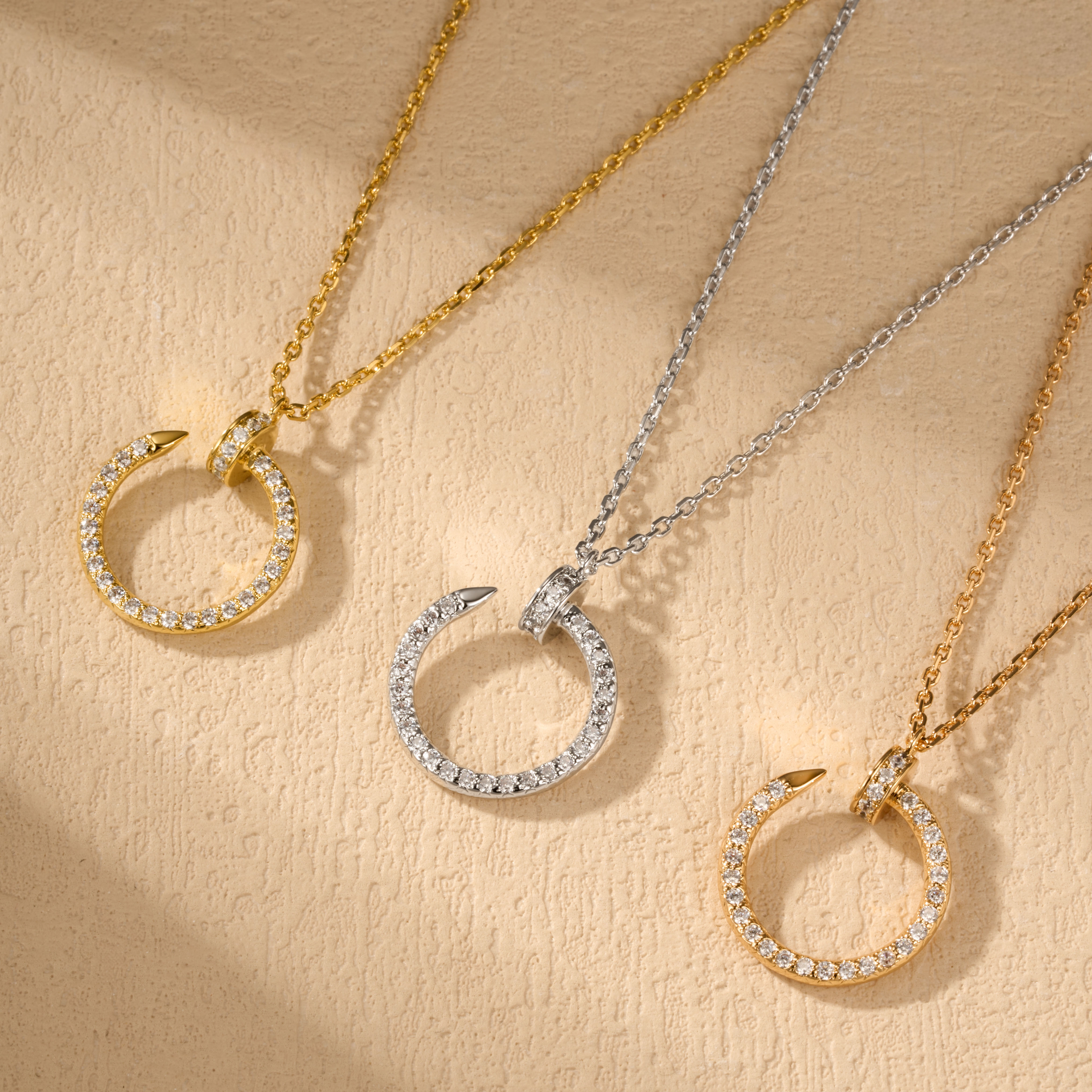 Cartier Juste un Clou Pendant Full Diamond Nail Necklace. - SUPER-MIRROR