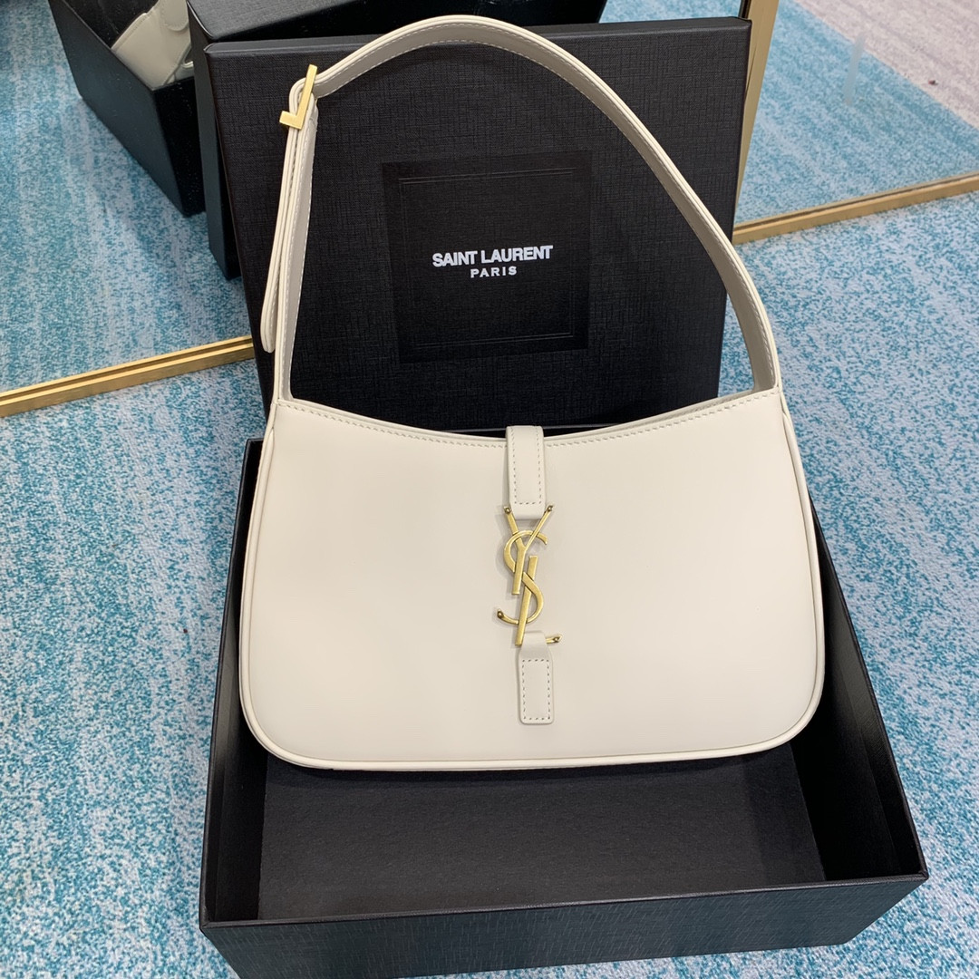 YSL LE 5 À 7 IN SMOOTH LEATHER BLANC VINTAGE 23 X 16 X 6.5 CM - Image 2