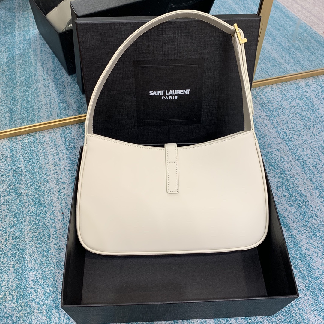 YSL LE 5 À 7 IN SMOOTH LEATHER BLANC VINTAGE 23 X 16 X 6.5 CM - Image 3
