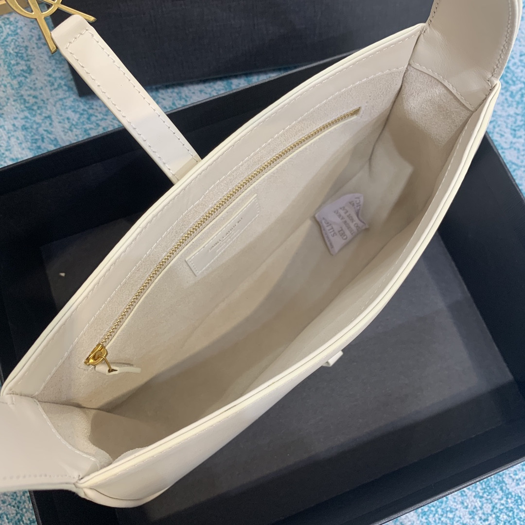 YSL LE 5 À 7 IN SMOOTH LEATHER BLANC VINTAGE 23 X 16 X 6.5 CM - Image 6