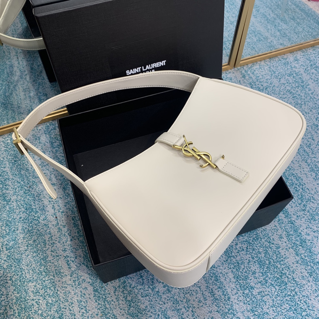 YSL LE 5 À 7 IN SMOOTH LEATHER BLANC VINTAGE 23 X 16 X 6.5 CM - Image 10