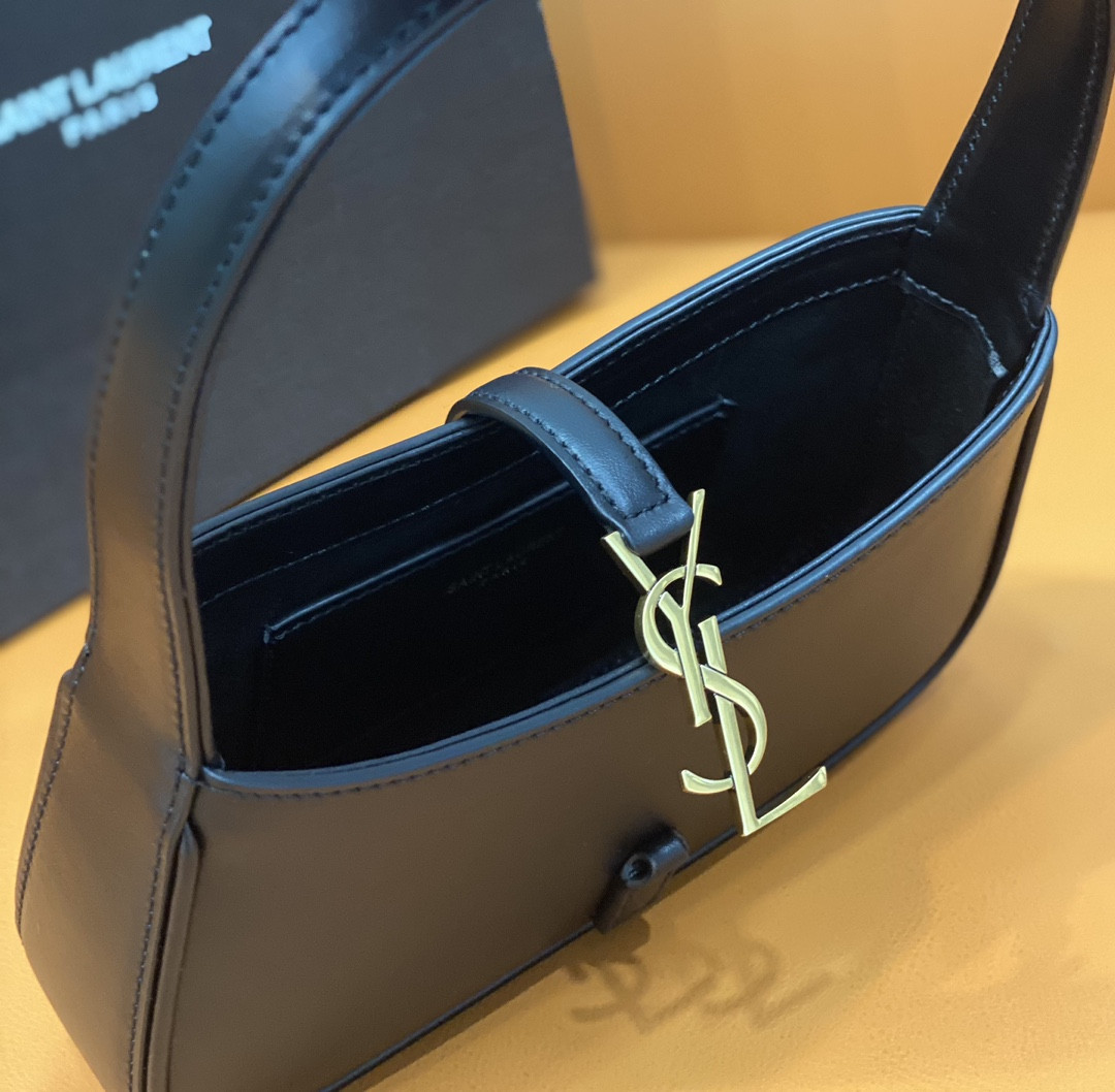YSL MINI LE 5 À 7 IN SMOOTH LEATHER NOIR 19 X 11.5 X 4.5 CM - Image 8