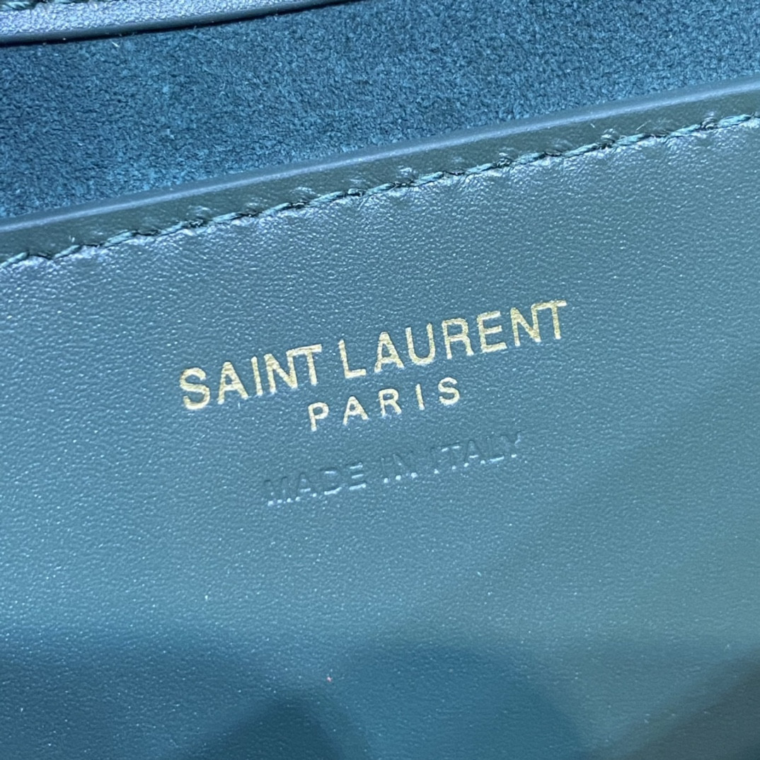 YSL MINI LE 5 À 7 IN SMOOTH LEATHER 7.5 X 4.5 X 1.8 INCHES - Image 9