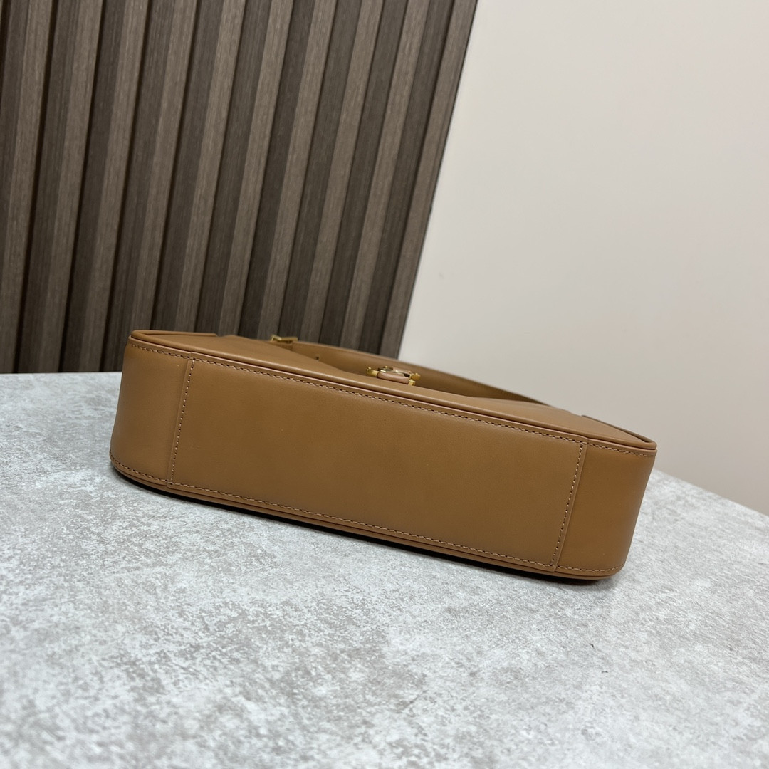 YSL LE 5 À 7 IN SMOOTH LEATHER COFFEE 9 X 6.3 X 2.5 INCHES - Image 5