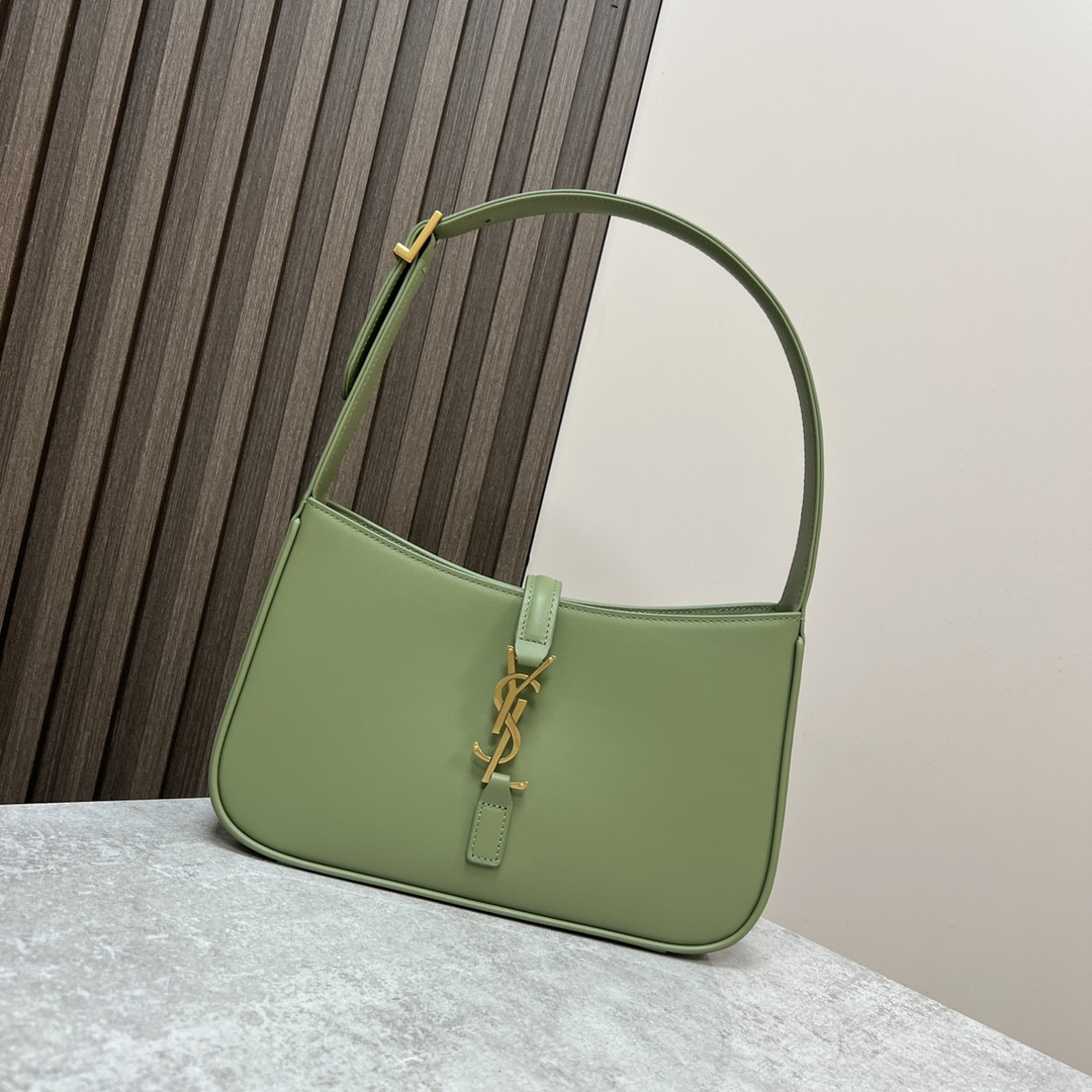 YSL LE 5 À 7 IN SMOOTH LEATHER GREEN 9 X 6.3 X 2.5 INCHES - Image 2