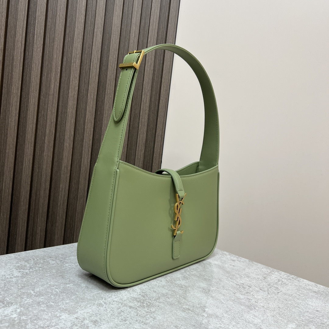 YSL LE 5 À 7 IN SMOOTH LEATHER GREEN 9 X 6.3 X 2.5 INCHES - Image 3