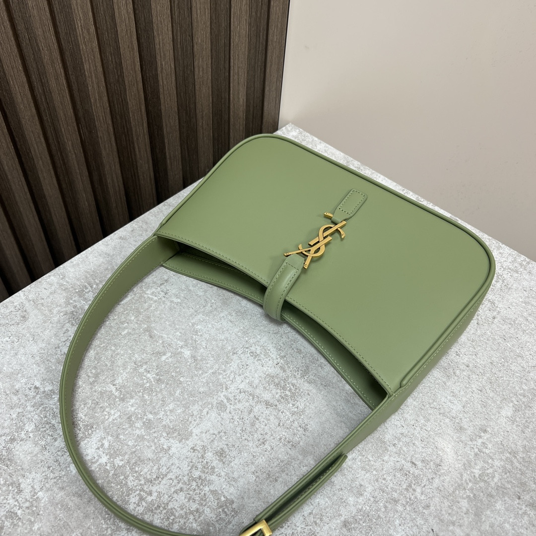 YSL LE 5 À 7 IN SMOOTH LEATHER GREEN 9 X 6.3 X 2.5 INCHES - Image 6