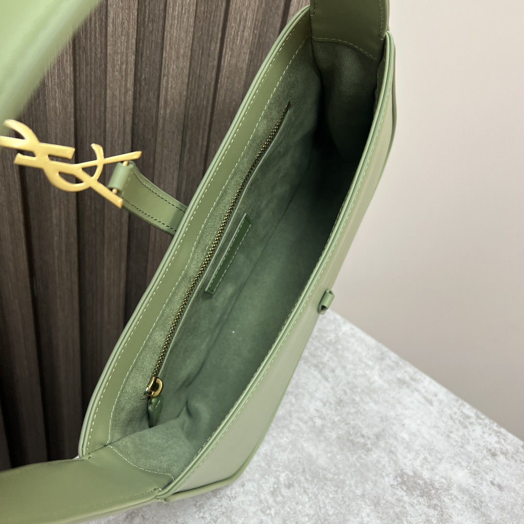 YSL LE 5 À 7 IN SMOOTH LEATHER GREEN 9 X 6.3 X 2.5 INCHES - Image 9