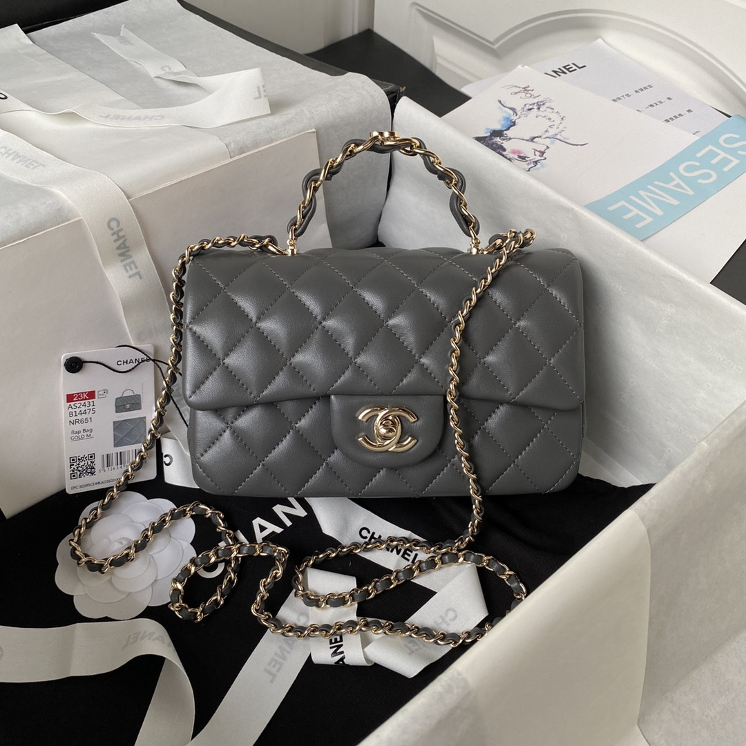 Chanel MINI CLASSIC HANDBAG WITH TOP HANDLE 12 * 20 * 6 CM #7 - Image 2
