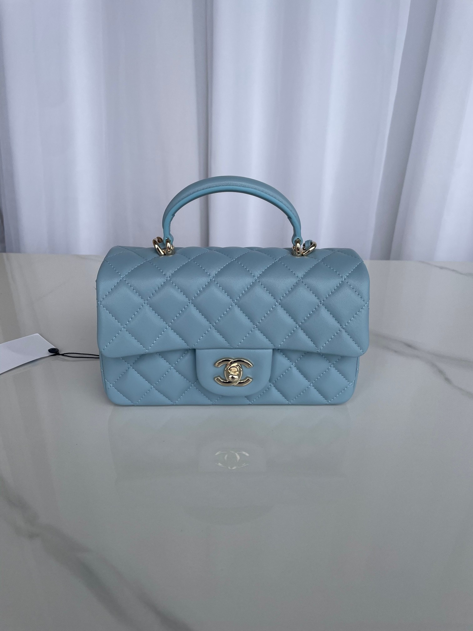 Chanel MINI CLASSIC HANDBAG WITH TOP HANDLE 12 * 20 * 6 CM #9 - Image 2