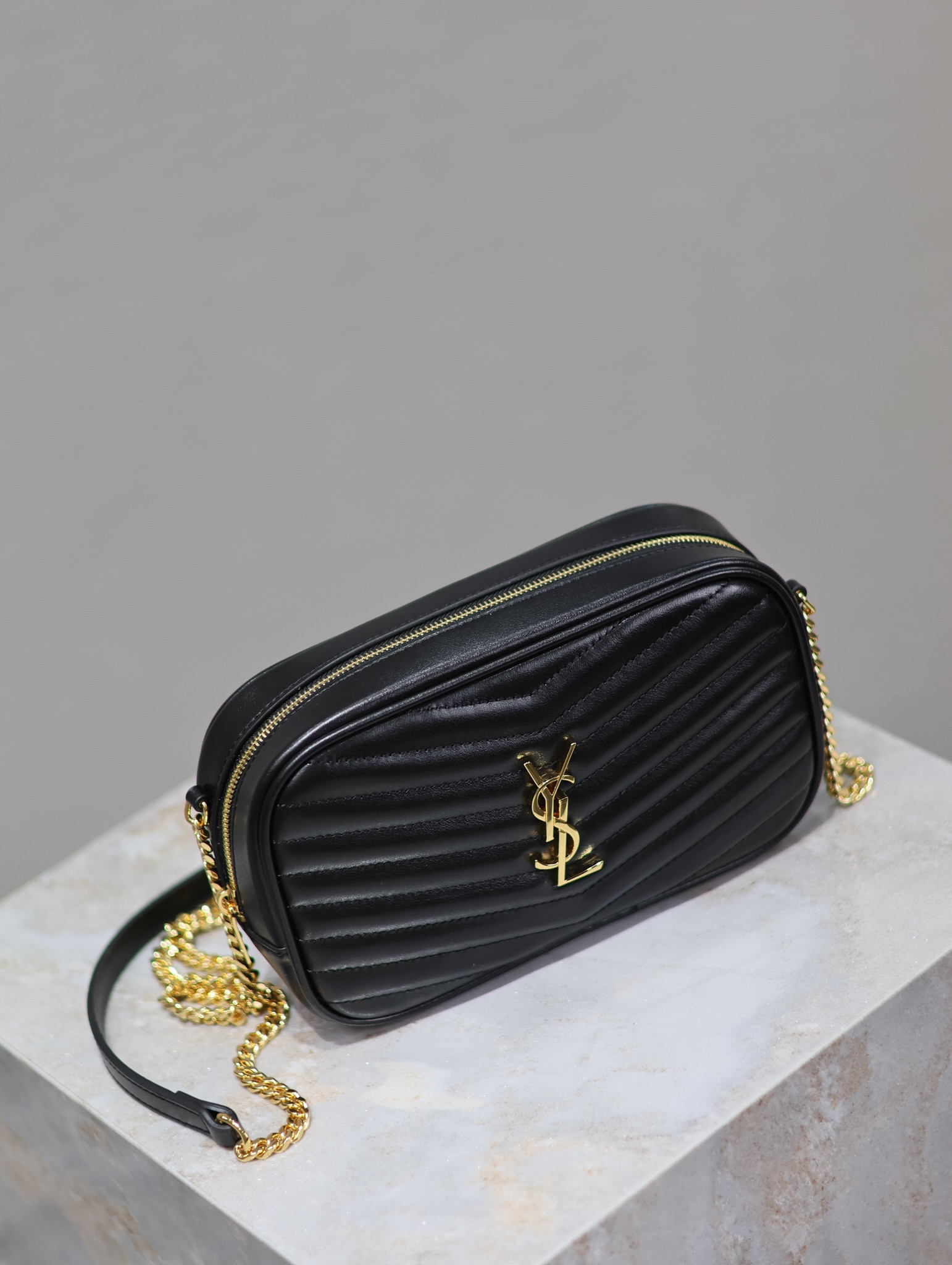 YSL MINI LOU IN QUILTED LEATHER 7.5 X 4.1 X 2 INCHES #6 - Image 6