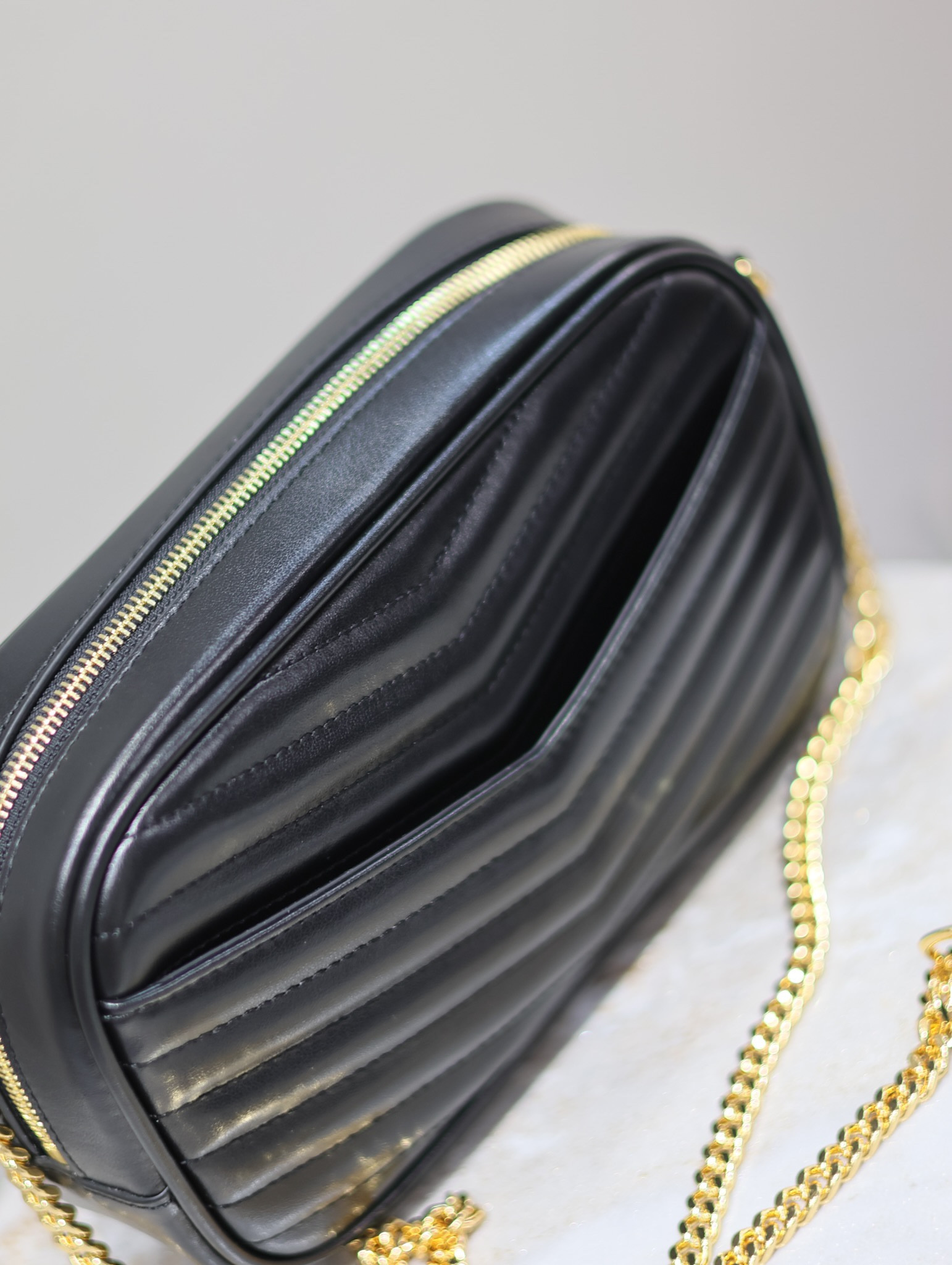 YSL MINI LOU IN QUILTED LEATHER 7.5 X 4.1 X 2 INCHES #6 - Image 9
