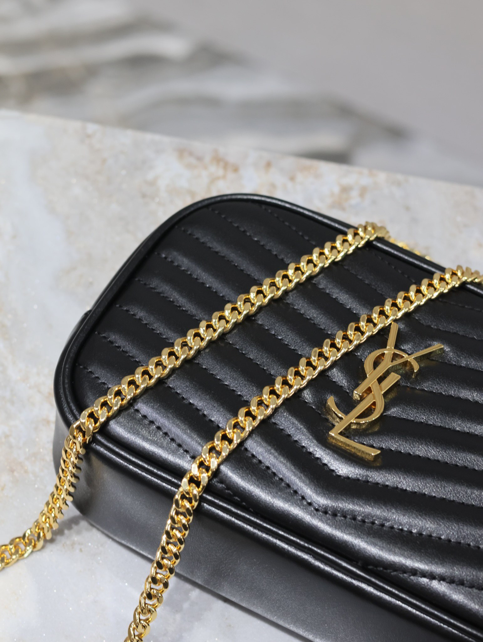 YSL MINI LOU IN QUILTED LEATHER 7.5 X 4.1 X 2 INCHES #6 - Image 10