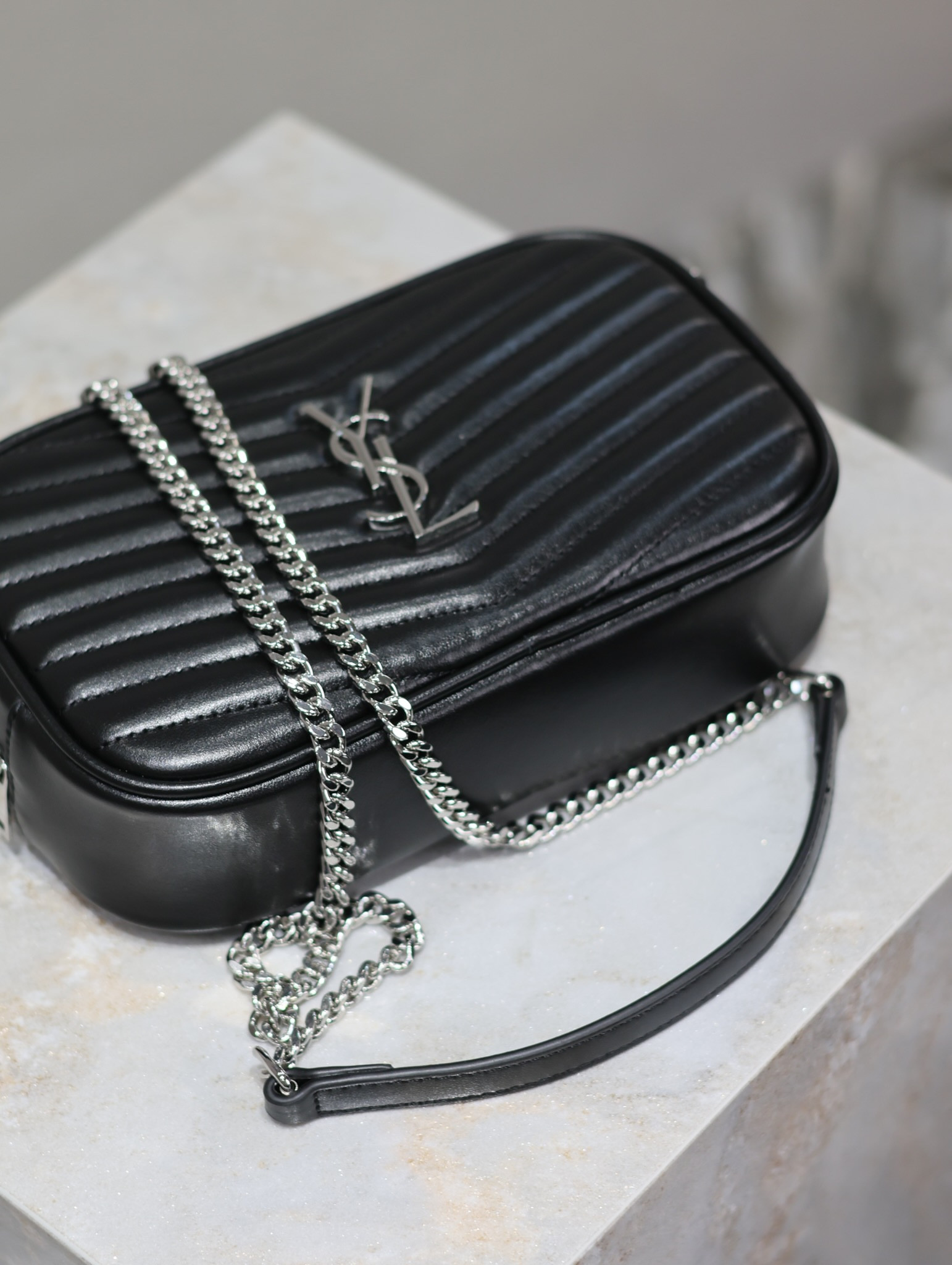 YSL MINI LOU IN QUILTED LEATHER 7.5 X 4.1 X 2 INCHES #8 - Image 10
