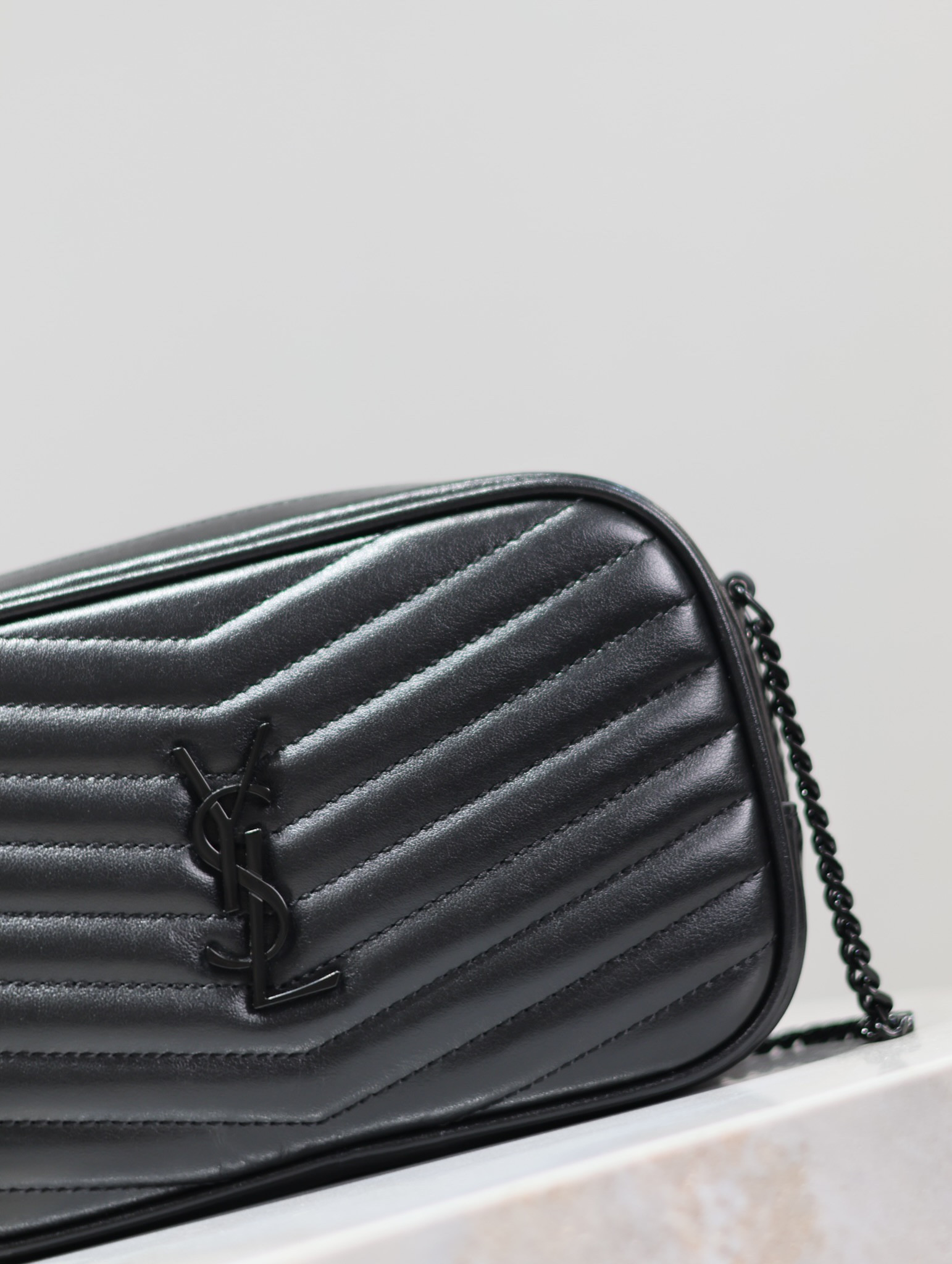 YSL MINI LOU IN QUILTED LEATHER 7.5 X 4.1 X 2 INCHES #10 - Image 5
