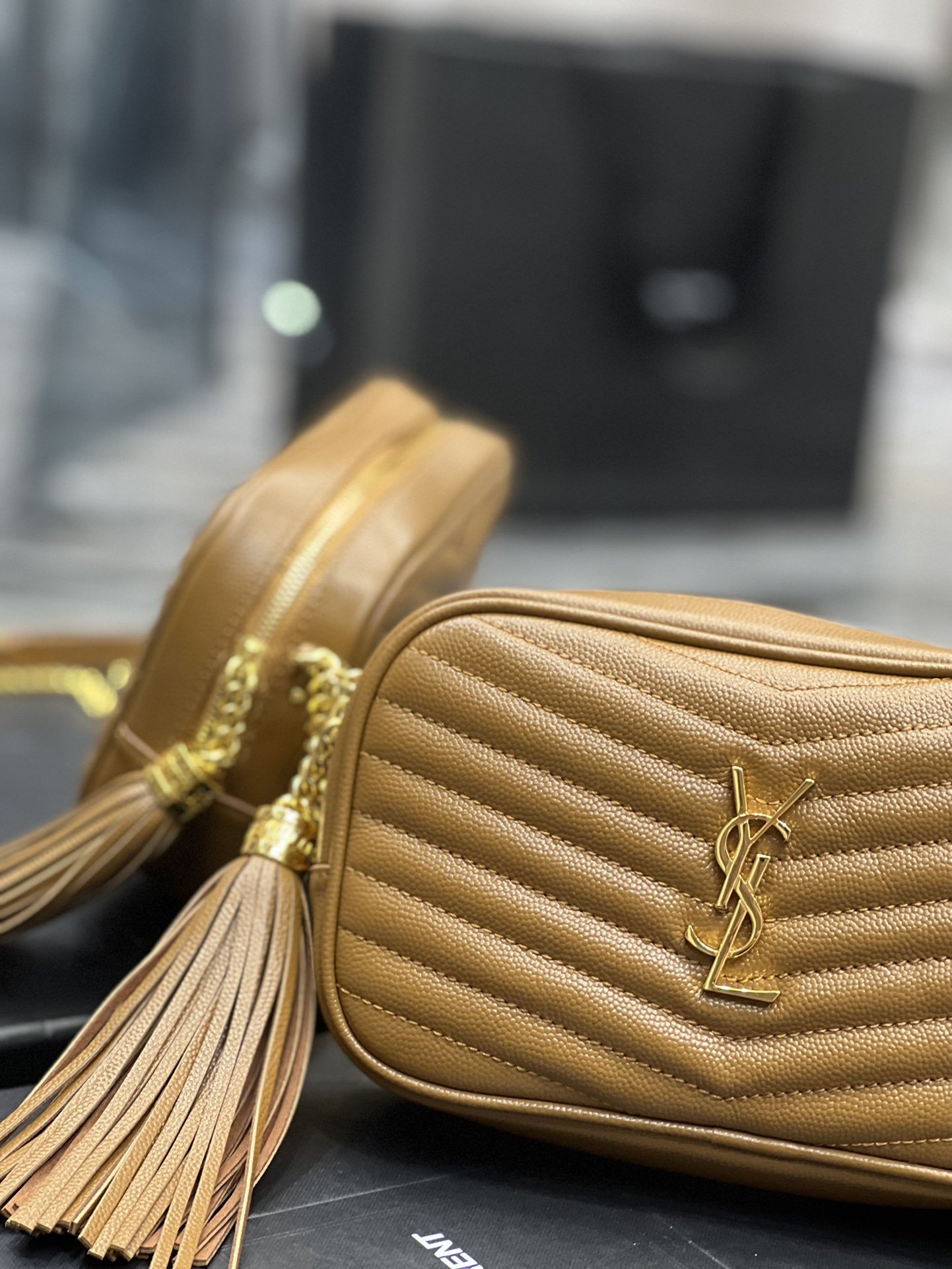 YSL MINI LOU IN QUILTED LEATHER 7.5 X 4.1 X 2 INCHES #5 - Image 5