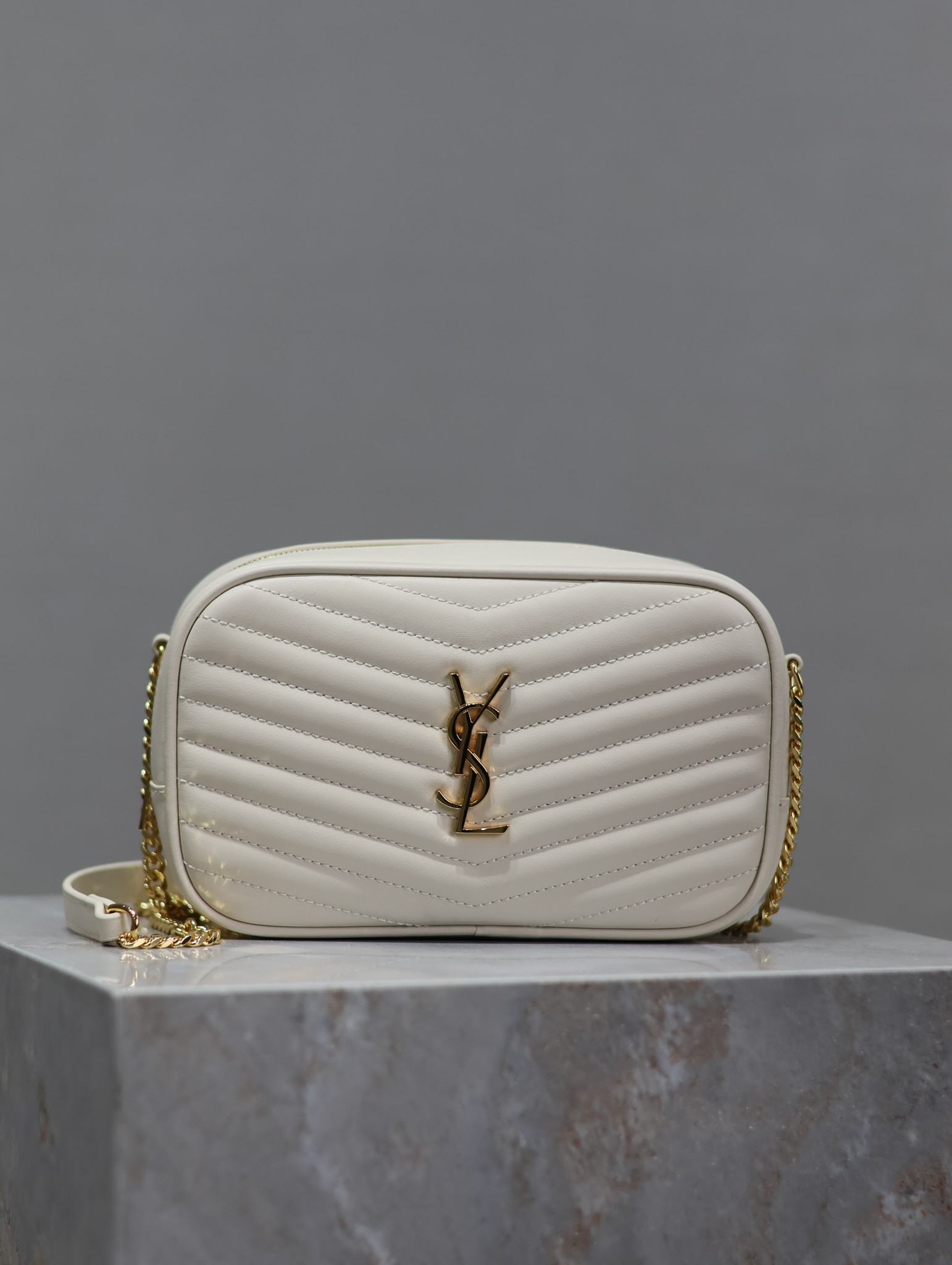 YSL MINI LOU IN QUILTED LEATHER 7.5 X 4.1 X 2 INCHES #7