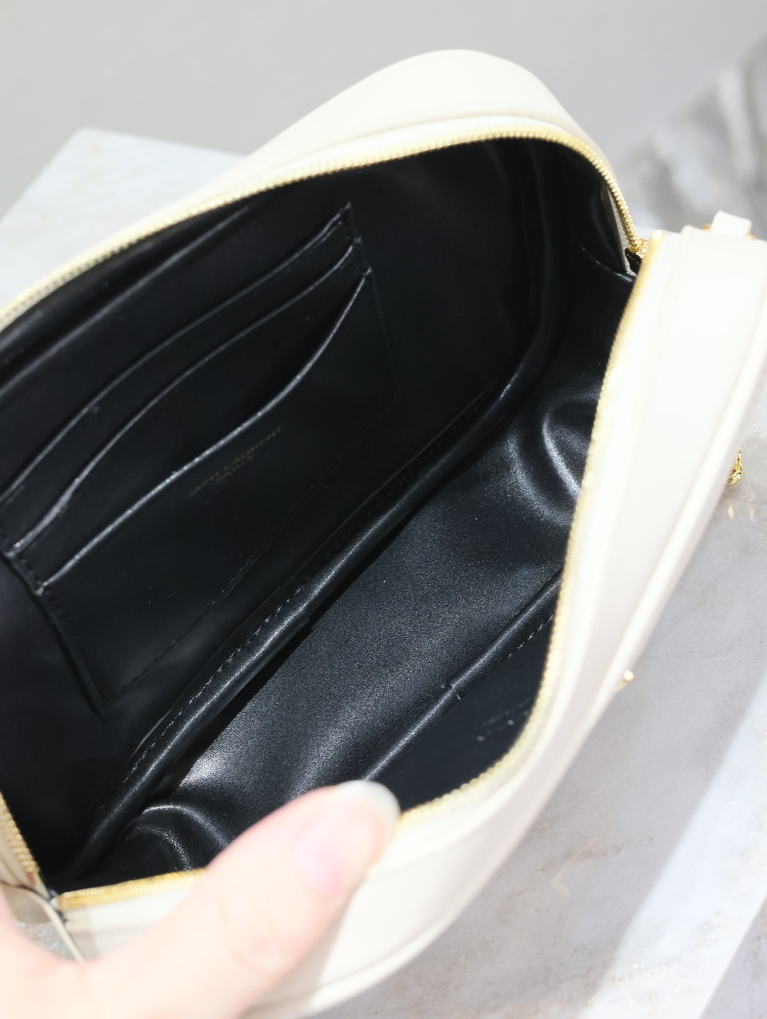 YSL MINI LOU IN QUILTED LEATHER 7.5 X 4.1 X 2 INCHES #7 - Image 7