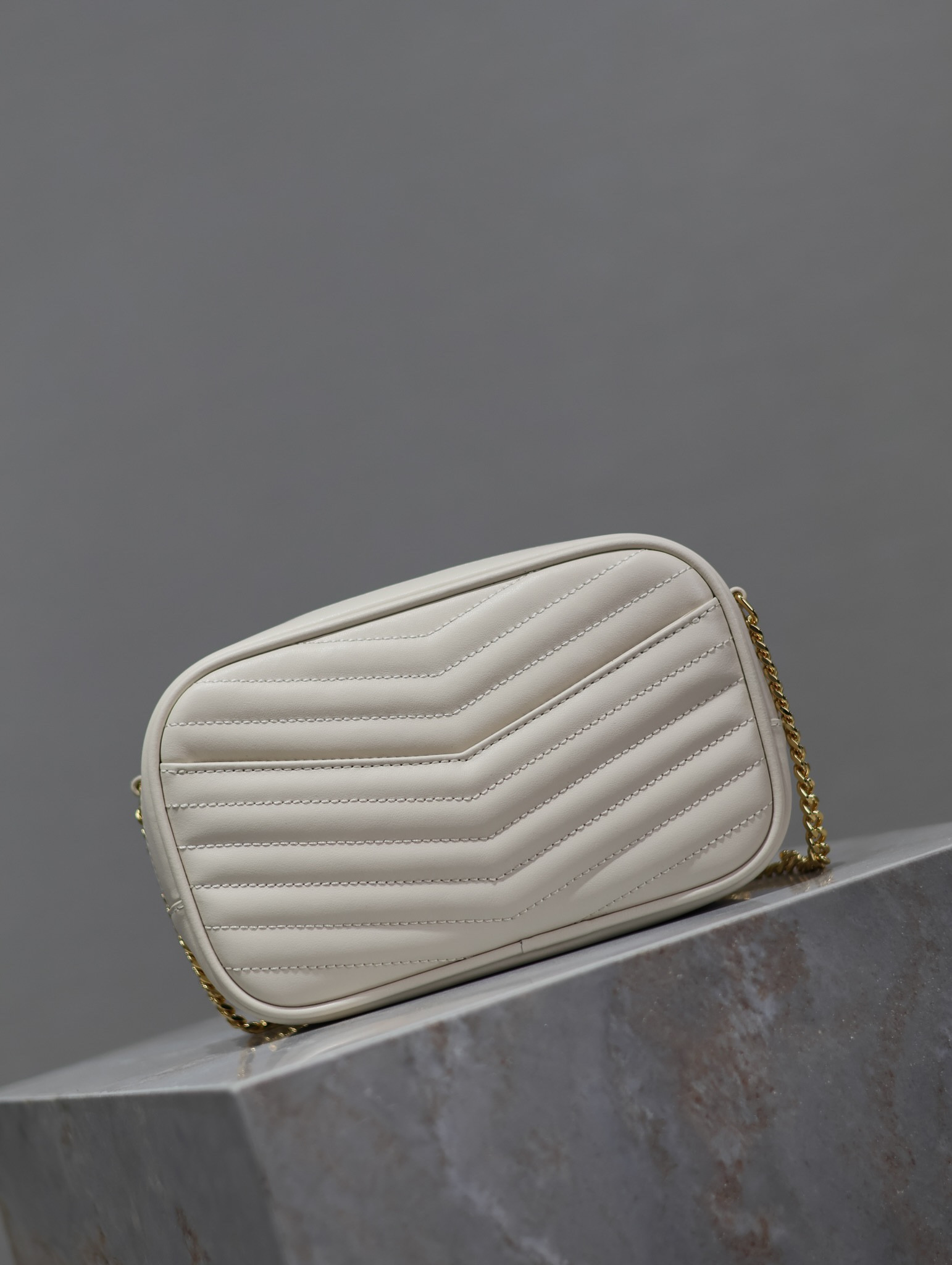 YSL MINI LOU IN QUILTED LEATHER 7.5 X 4.1 X 2 INCHES #7 - Image 8