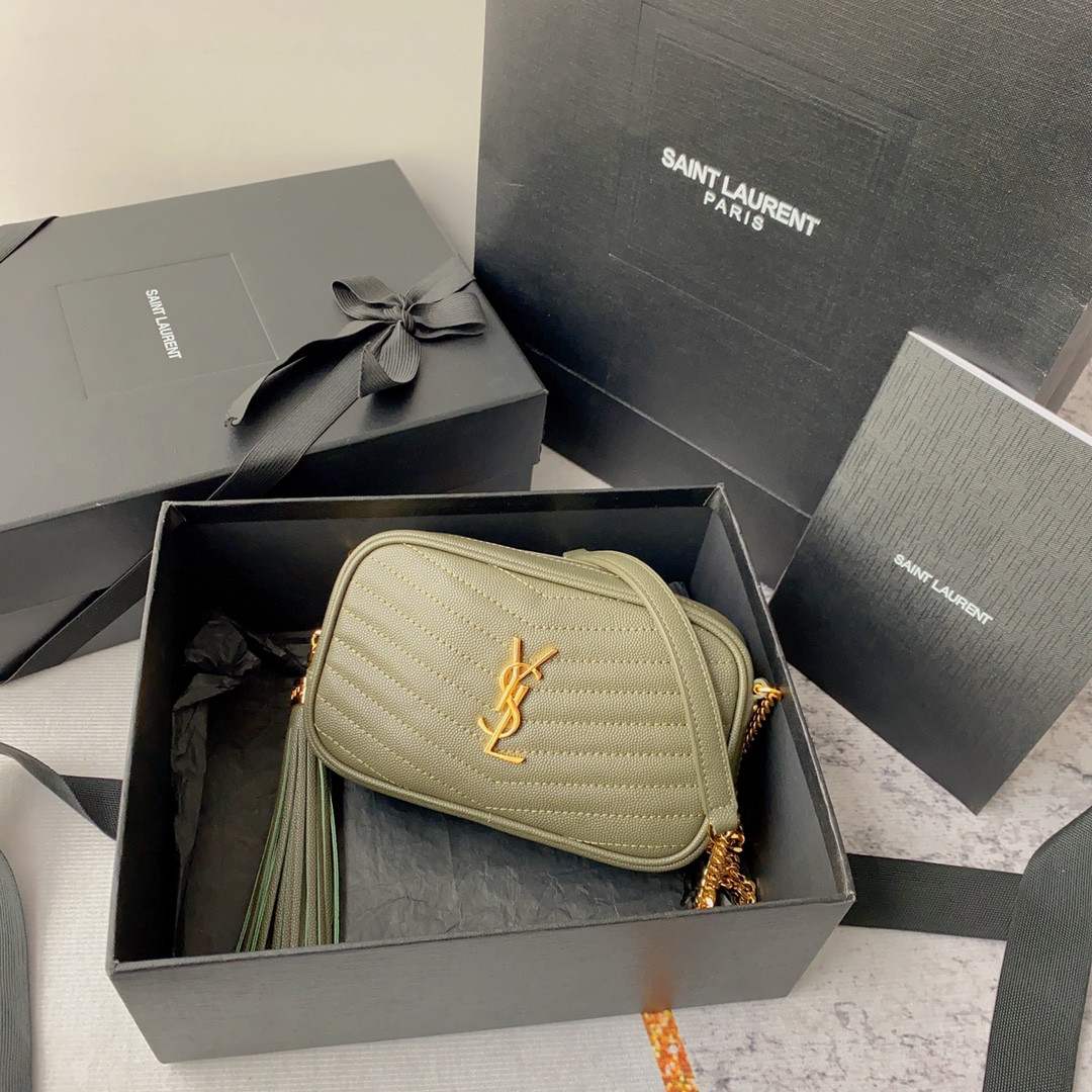 YSL MINI LOU IN QUILTED LEATHER 7.5 X 4.1 X 2 INCHES #3 - Image 2
