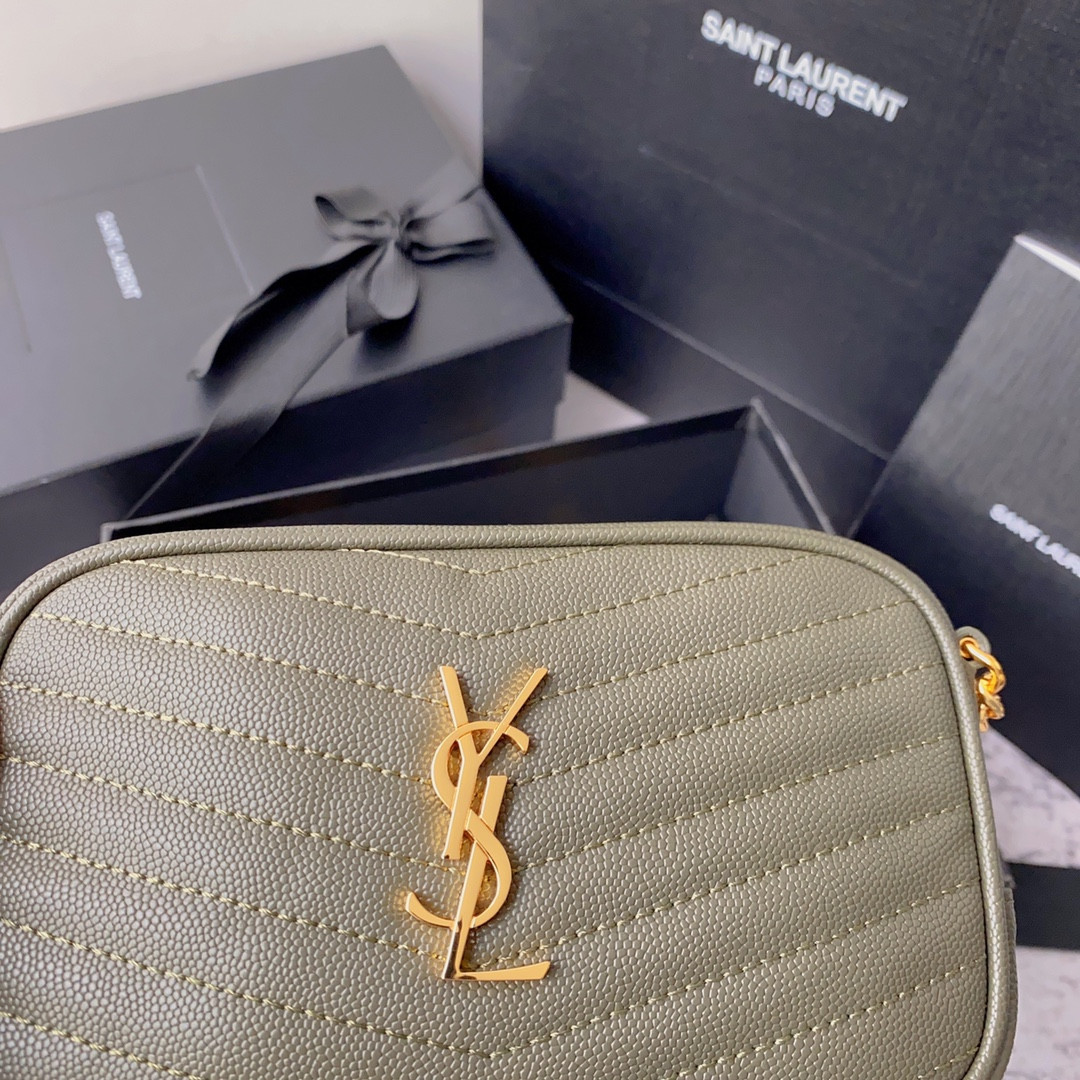 YSL MINI LOU IN QUILTED LEATHER 7.5 X 4.1 X 2 INCHES #3 - Image 7