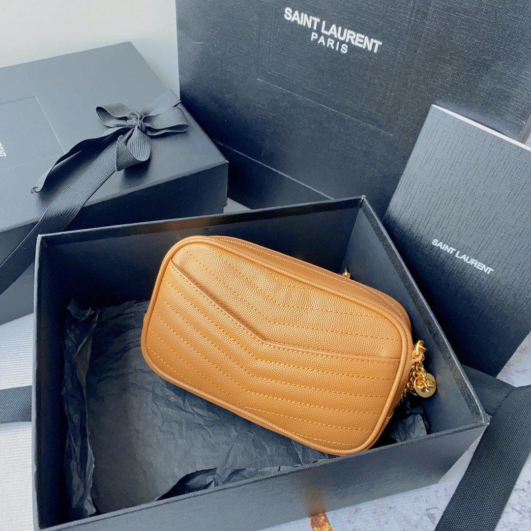 YSL MINI LOU IN QUILTED LEATHER 7.5 X 4.1 X 2 INCHES #4 - Image 3