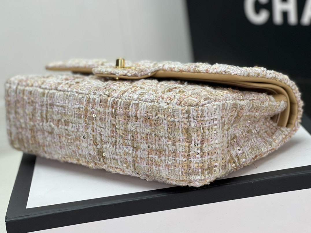 CHANEL CLASSIC 11.12 HANDBAG Tweed Gold-Tone Metal 6 * 9.9 * 2.5 in #2 - Image 5