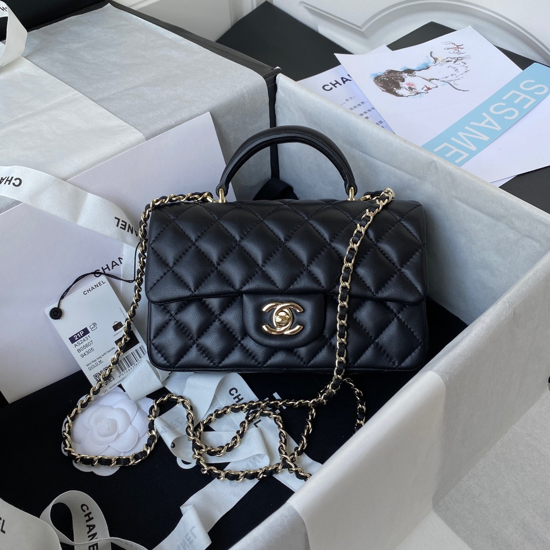 CHANEL Mini CF handle 20x12x6cm #10 - Image 2