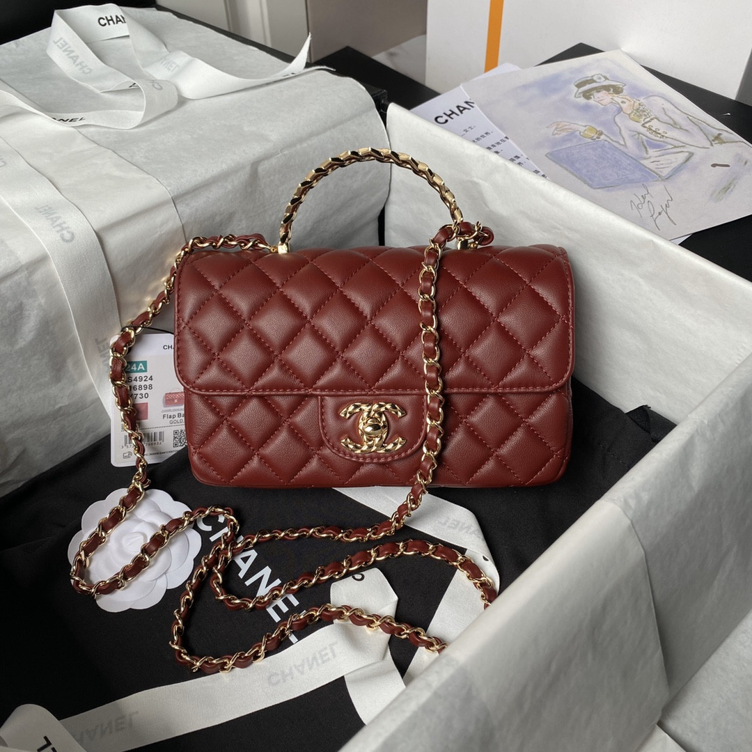 Chanel 24A Mini Classic Handbag 12 * 20 * 6 cm #2
