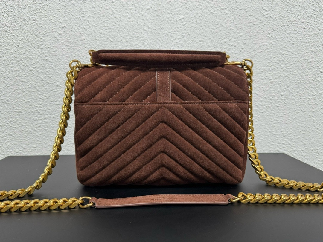 YSL LOULOU QUILTED SUEDE 23x17x9cm #2 - Image 4