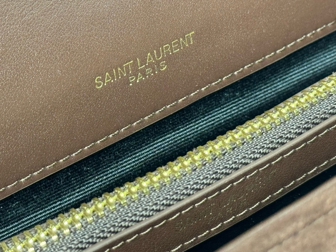 YSL LOULOU QUILTED SUEDE 23x17x9cm #2 - Image 10