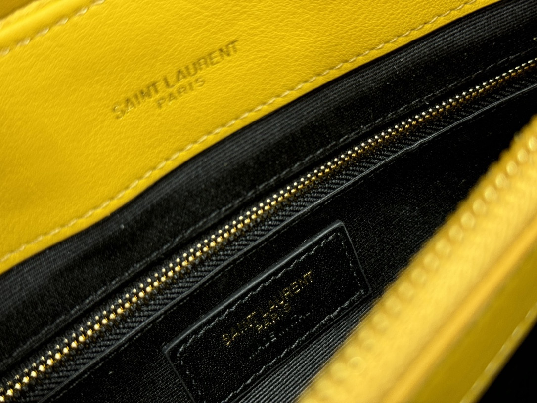 YSL LOULOU QUILTED SUEDE 23x17x9cm #5 - Image 8