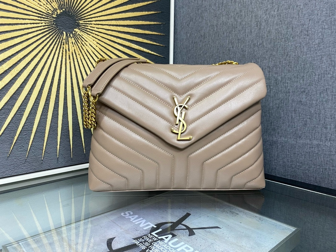YSL LOULOU QUILTED LEATHER 32x22x9cm #3