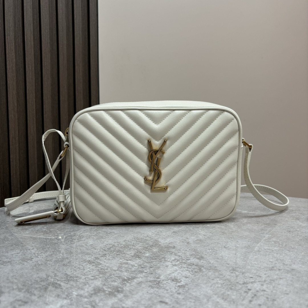 YSL LOU camera bag in quilted leather 23x16x6cm #2 - Image 2