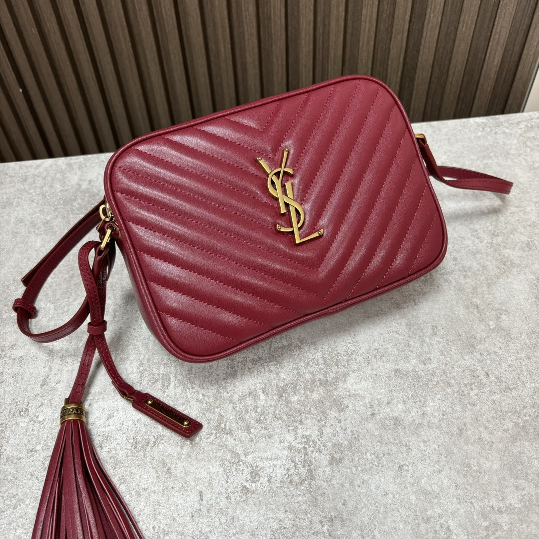 YSL LOU camera bag in quilted leather 23x16x6cm #3 - Image 4