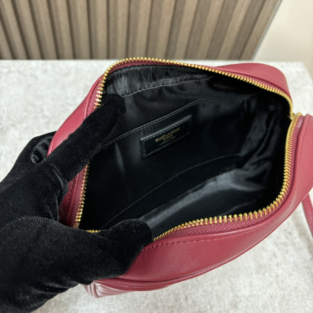 YSL LOU camera bag in quilted leather 23x16x6cm #3 - Image 6