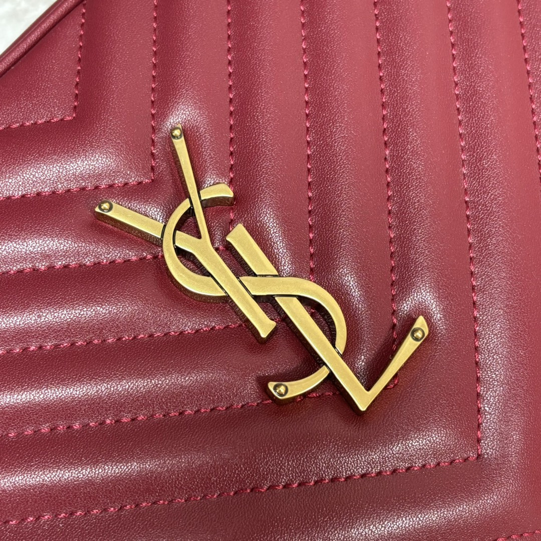 YSL LOU camera bag in quilted leather 23x16x6cm #3 - Image 7