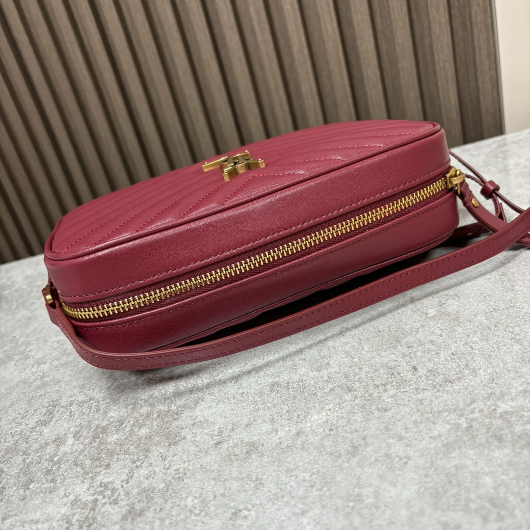 YSL LOU camera bag in quilted leather 23x16x6cm #3 - Image 8