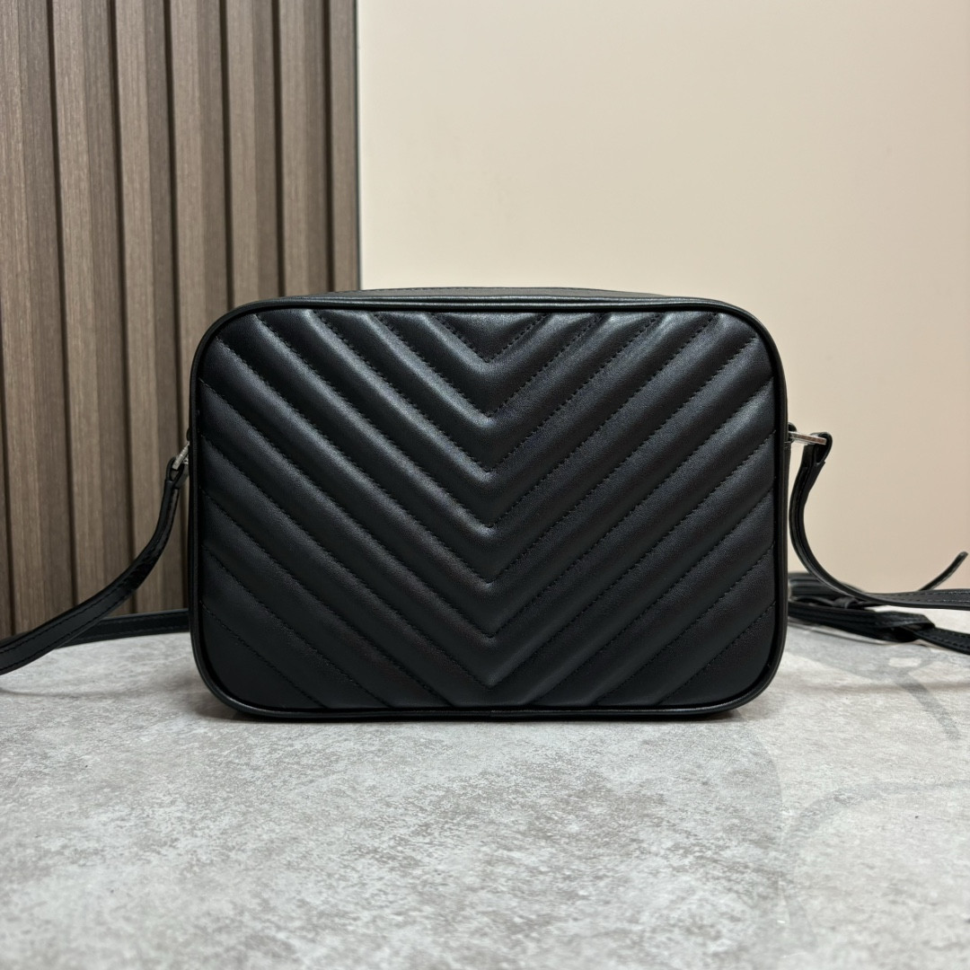YSL LOU camera bag in quilted leather 23x16x6cm #4 - Image 3