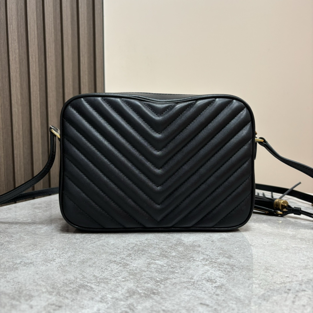 YSL LOU camera bag in quilted leather 23x16x6cm #5 - Image 3