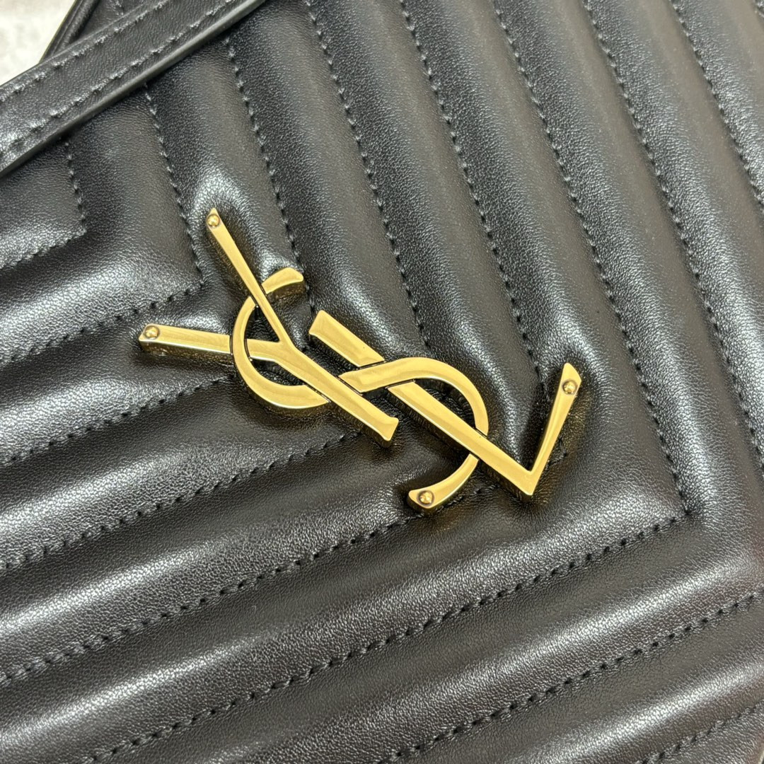 YSL LOU camera bag in quilted leather 23x16x6cm #5 - Image 7