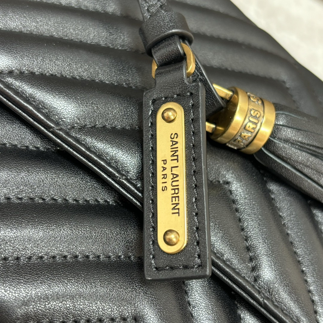 YSL LOU camera bag in quilted leather 23x16x6cm #5 - Image 8