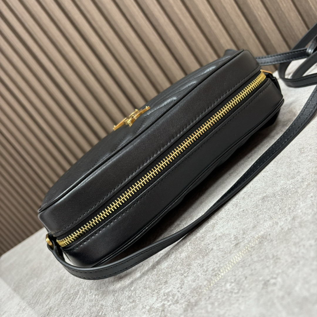 YSL LOU camera bag in quilted leather 23x16x6cm #5 - Image 9