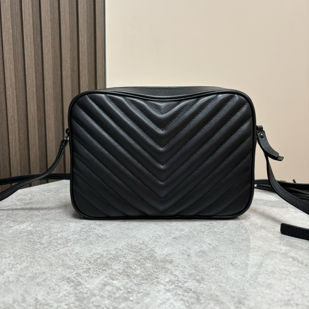 YSL LOU camera bag in quilted leather 23x16x6cm #6 - Image 3