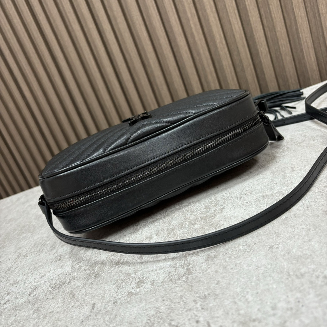 YSL LOU camera bag in quilted leather 23x16x6cm #6 - Image 10