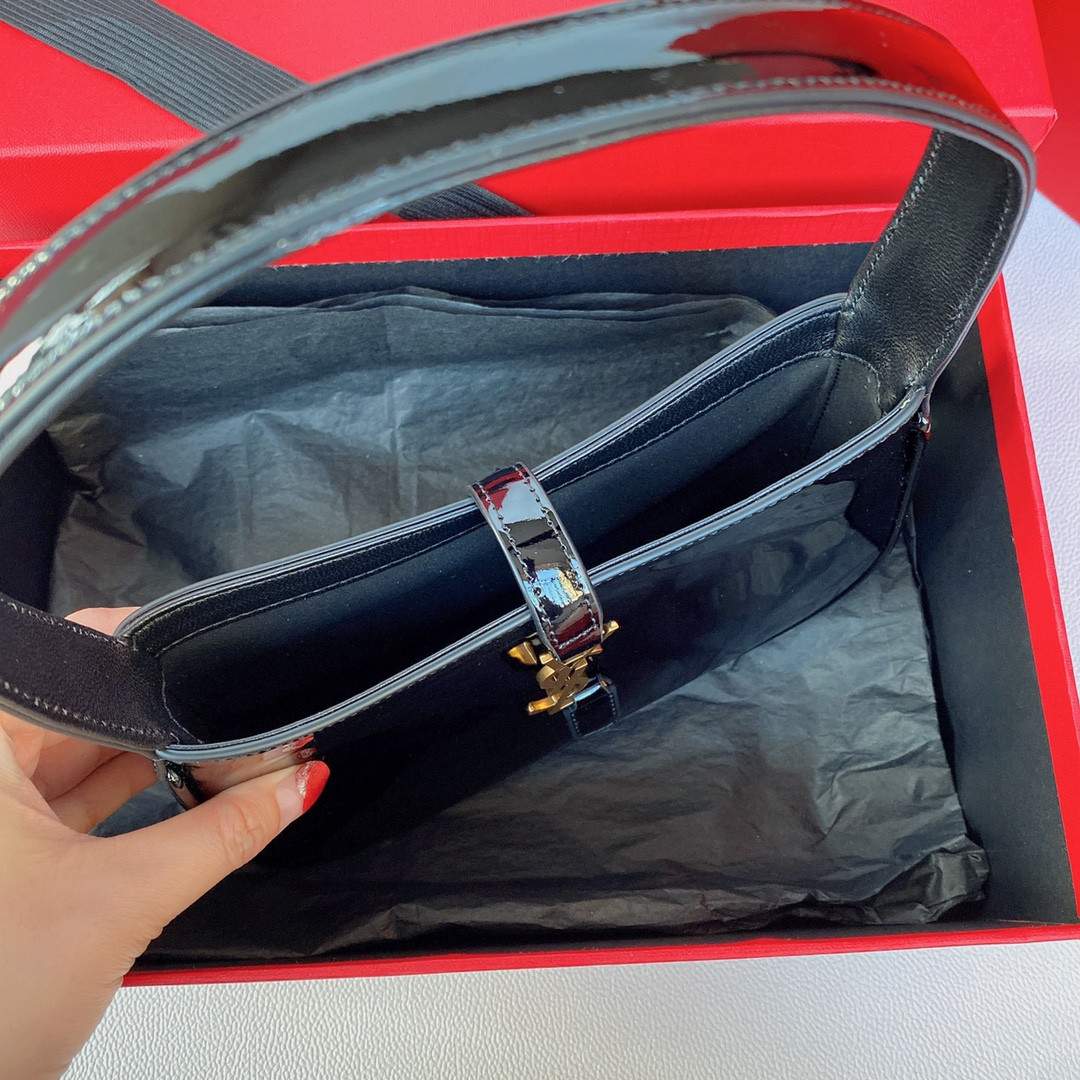 YSL LE 5 À 7 Mini (Patent Leather) 19 x 11.5 x 4.5 CM #1 - Image 4