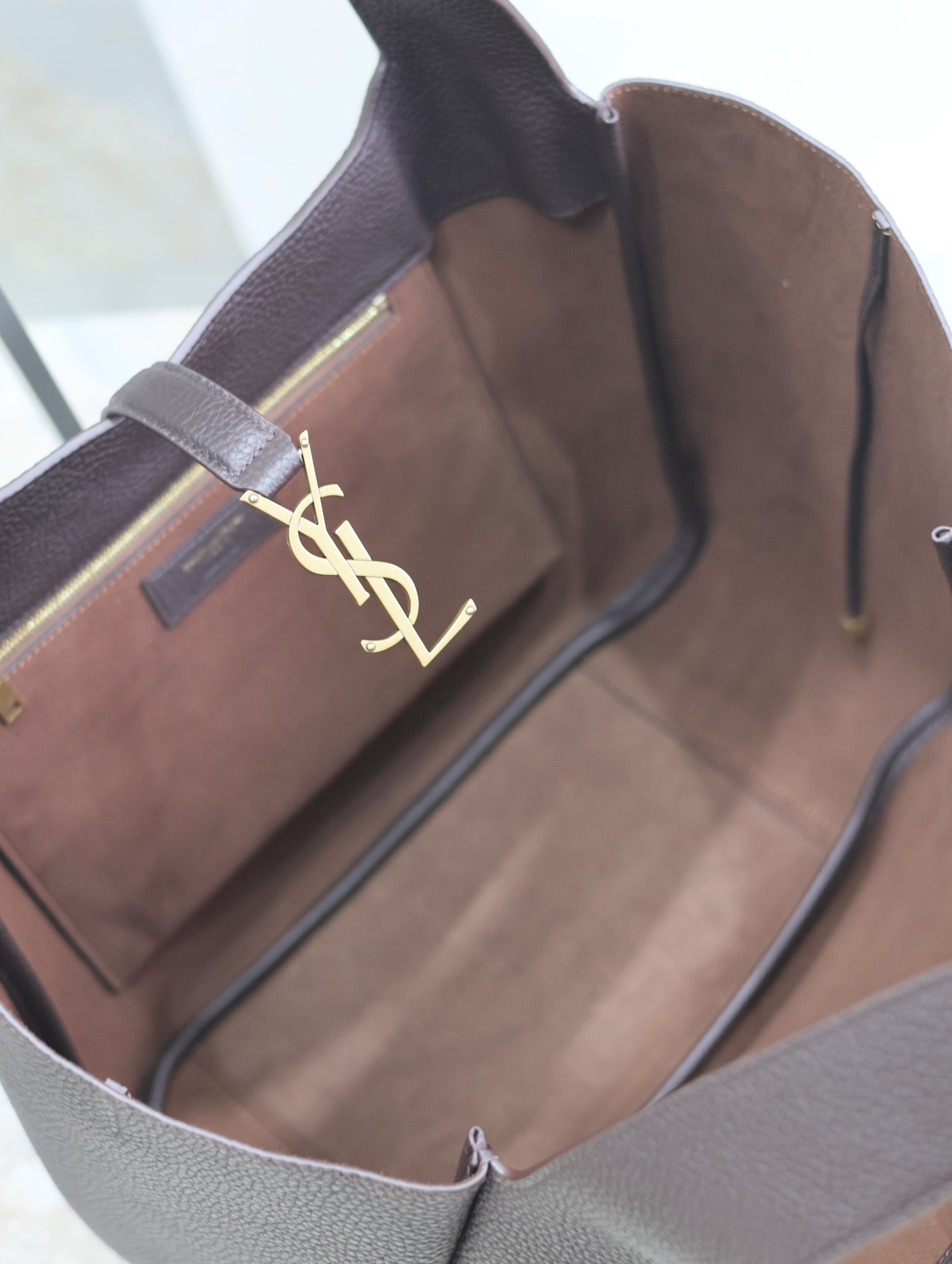 YSL LE 5 À 7 BEA in grained leather 50*28*18cm #4 - Image 7