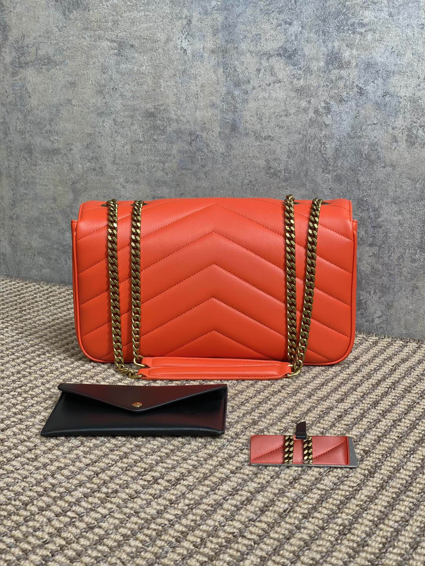 YSL LOULOU medium in MATELASS lambskin 29x17x8cm #4 - Image 3